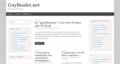 Desktop Screenshot of guyboulet.net